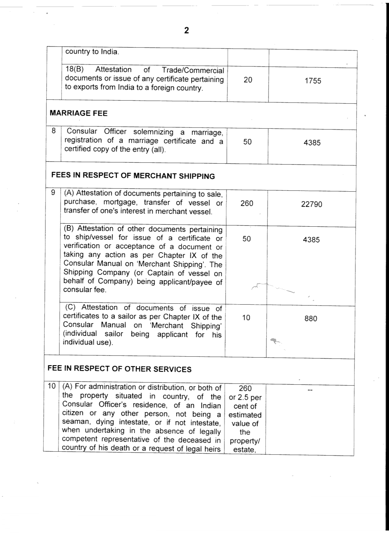 Consular Fee Image 2