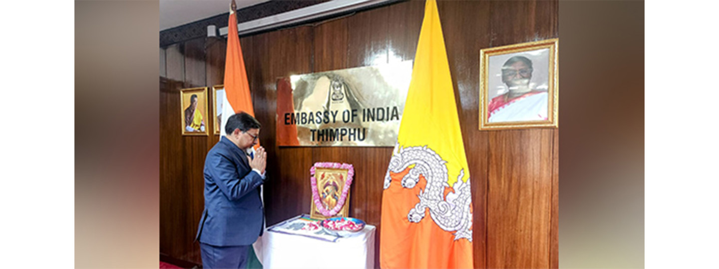  Ambassador Sudhakar Dalela led the Embassy team in paying tribute to Chhatrapati Shivaji Maharaj on the anniversary of his coronation at the Raigad Fort on 06 June 1674.