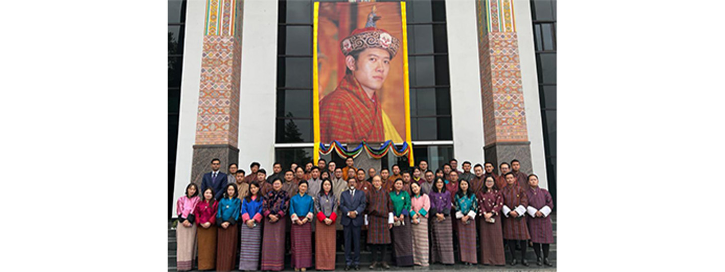  Ambassador Sudhakar Dalela's interaction with young scholars and public policy experts at Centre for Bhutan & GNH Studies