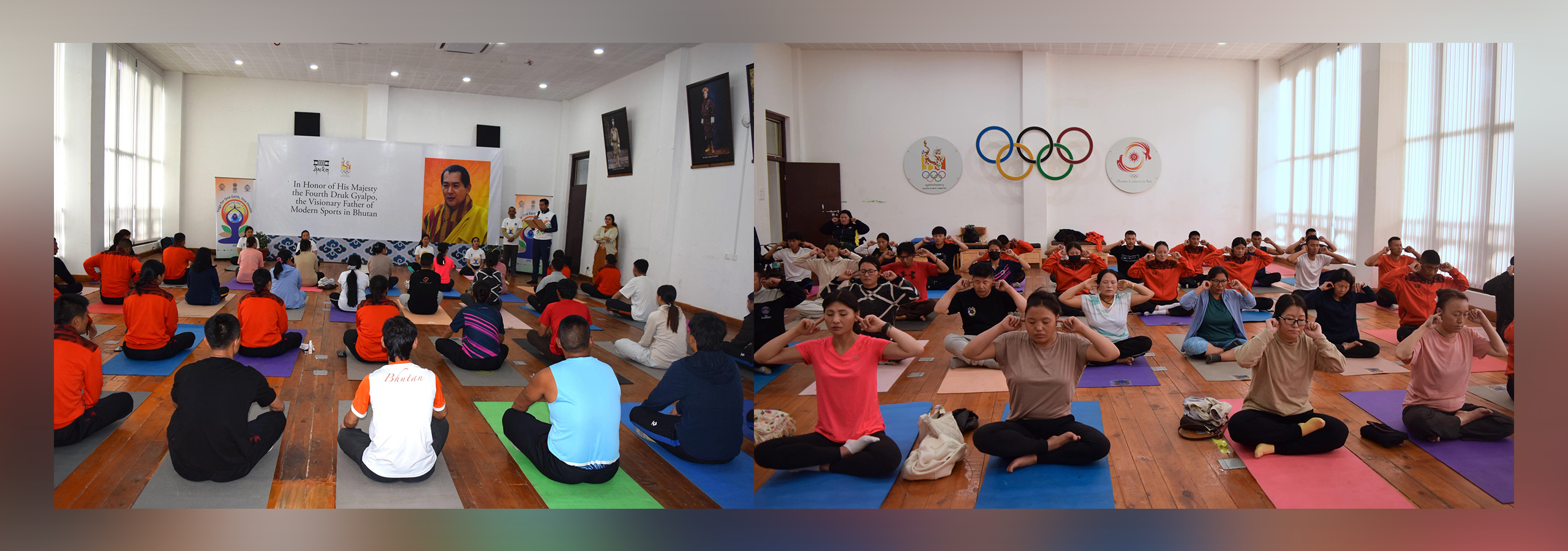 The Embassy of India and NWCC, Thimphu organised a special yoga session for athletes in collaboration with the Bhutan Olympic Committee at  Thimphu. (06 June 2025)