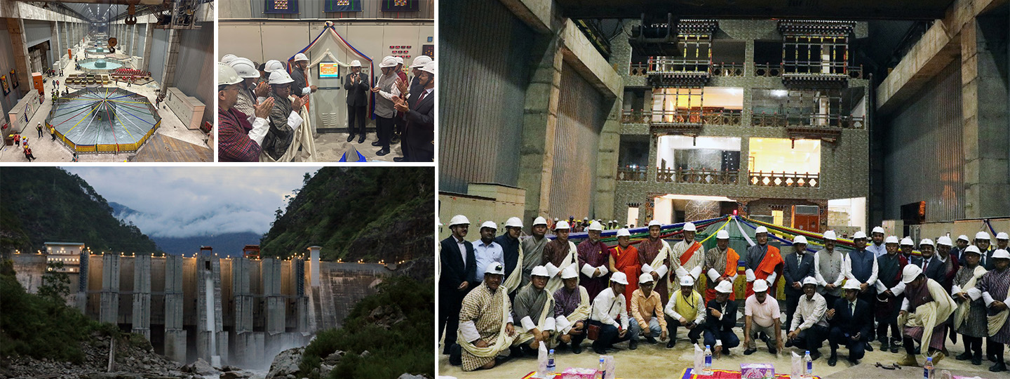  Successful completion of Punatsangchhu-II Hydro Electric Project through synchronisation of the last Unit 6 (170 MW) with the National grid.
