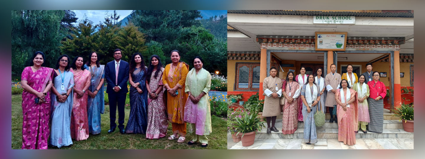  Strengthening Bhutan-India academic ties: A team of CBSE School Principals from India visited Bhutan, and had meetings with Druk School, MoESD, and Principals from Thimphu.
