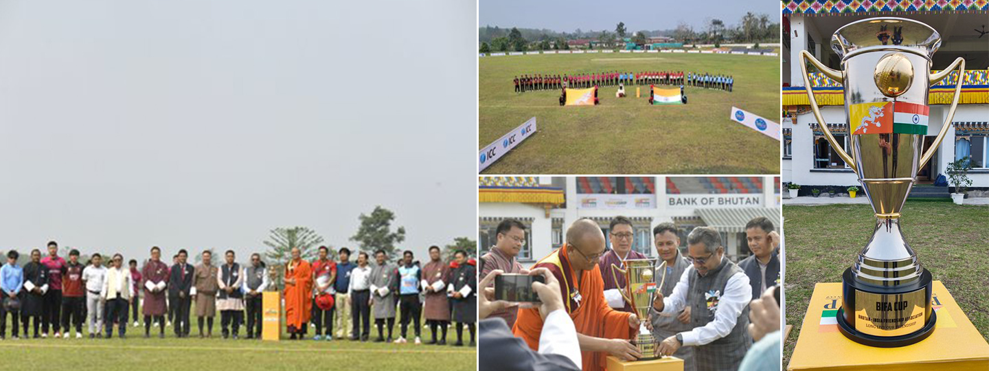  Consul General participated in the inauguration of BIFA Cup 2025. The cricket tournament was organized by the Bhutan Cricket Council Board in collaboration with the Embassy of India in Bhutan, the Bhutan Olympic Committee, and the BIFA Gelephu Chapter.