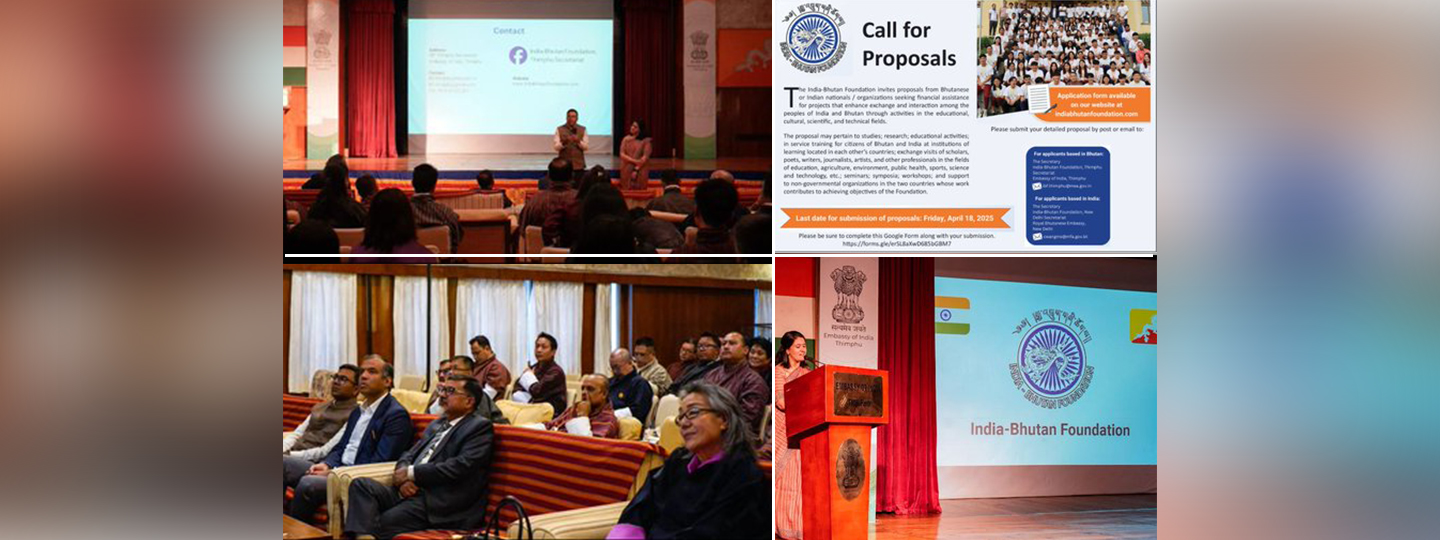  The Thimphu Secretariat of the India Bhutan Foundation was delighted to host friends and partners in Bhutan at India House for a familiarization engagement.