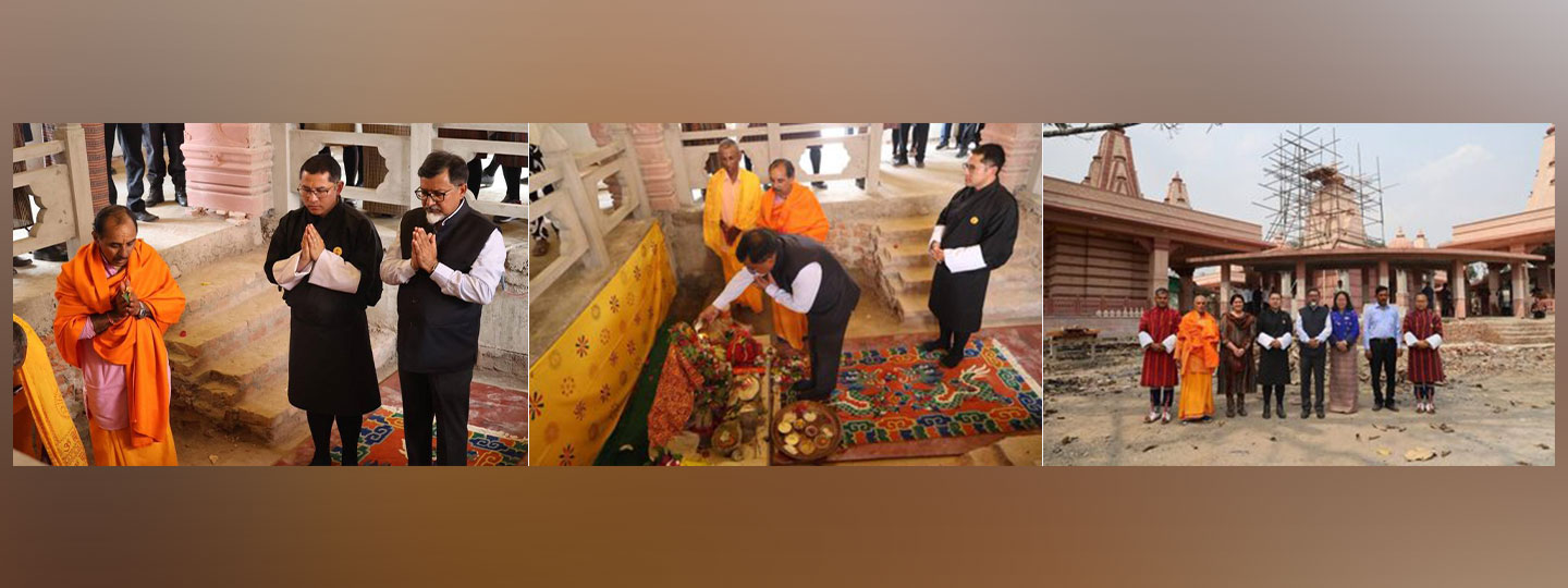  Ambassador @SudhakarDalela paid respects at the Lord Shiva temple in Jomotsangkha. Gratitude to His Majesty, The King of Bhutan, for his support in rebuilding the temple for Bhutan and India