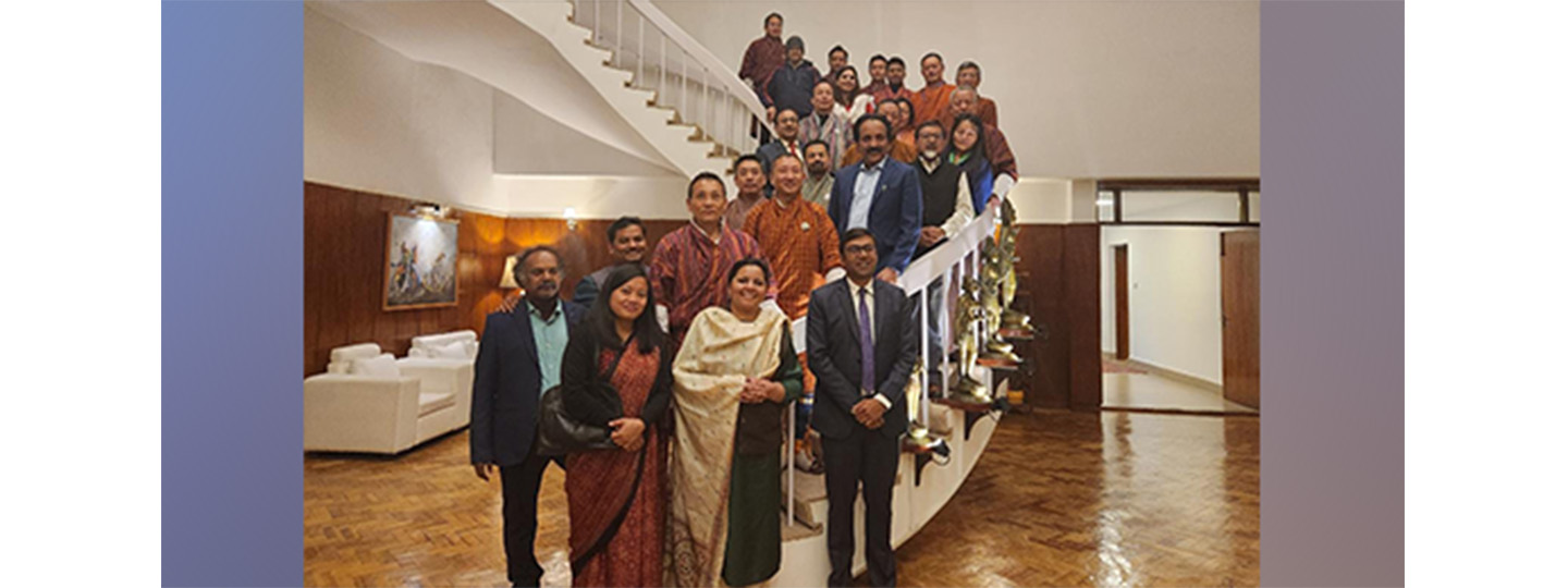  Dinner reception hosted by Ambassador Sudhakar Dalela for Chairman ISRO Shri S. Somanath at India House.
