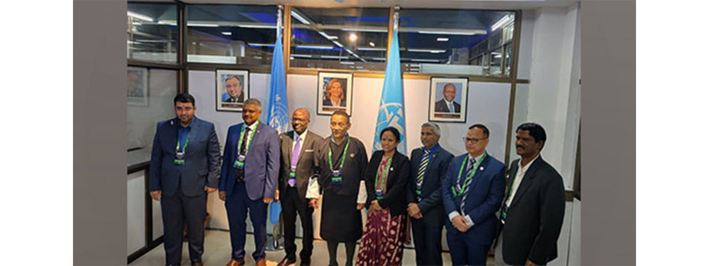  Lyonpo Karma Donnen Wangdi participated at the inauguration of ITU Area Office & Innovation Centre and Communication Ministers' Conclave in New Delhi