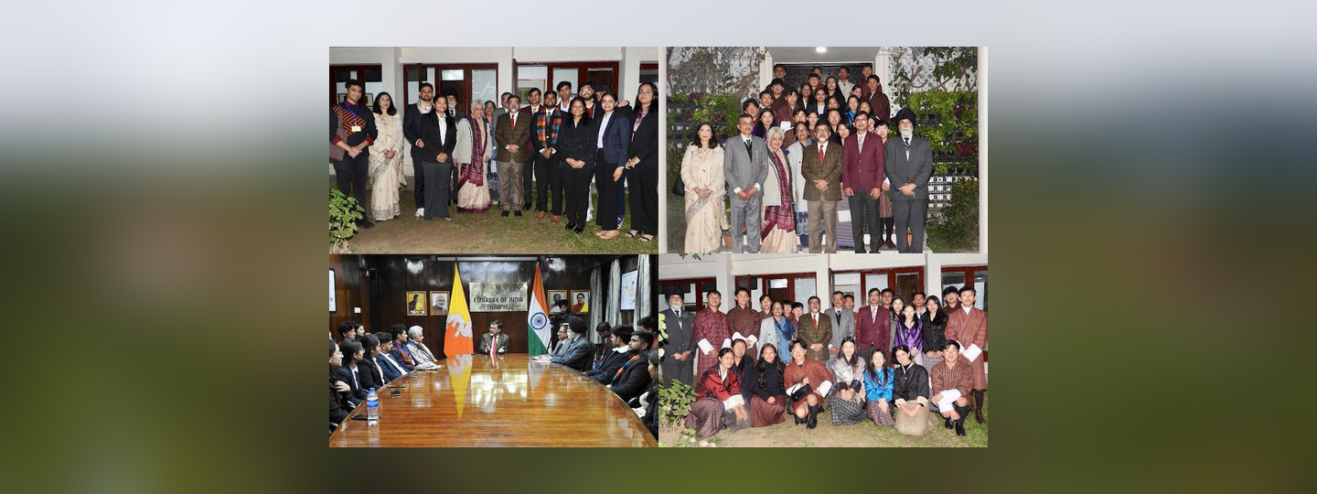  A pleasure to welcome Indian & Bhutanese students of 
@RTC_Bhutan
 
@TTDSVCDU
 
@CollegeKalindi
 
@UnivofDelhi
 at the Embassy. Connecting youth&fostering friendship through academic exchanges. Wishing young visitors a productive & memorable stay in Bhutan! 
@PMBhutan
 
@FMBhutan
 
@MEAIndia