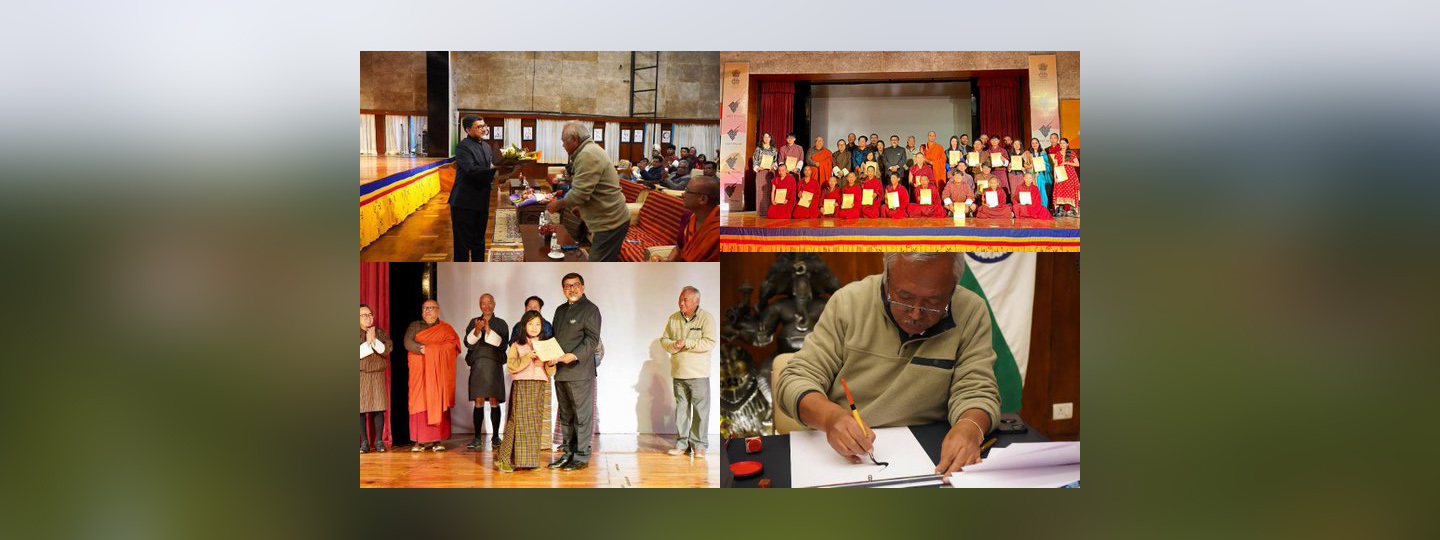  At the valedictory function of the Dharma Art Calligraphy Workshop organized by VAST Bhutan, Amb 
@SudhakarDalela
 welcomed all the participants & members of VAST family at India House. Thank you Master Calligrapher Jamyang Dorjee for guiding the workshop and sharing your skills.