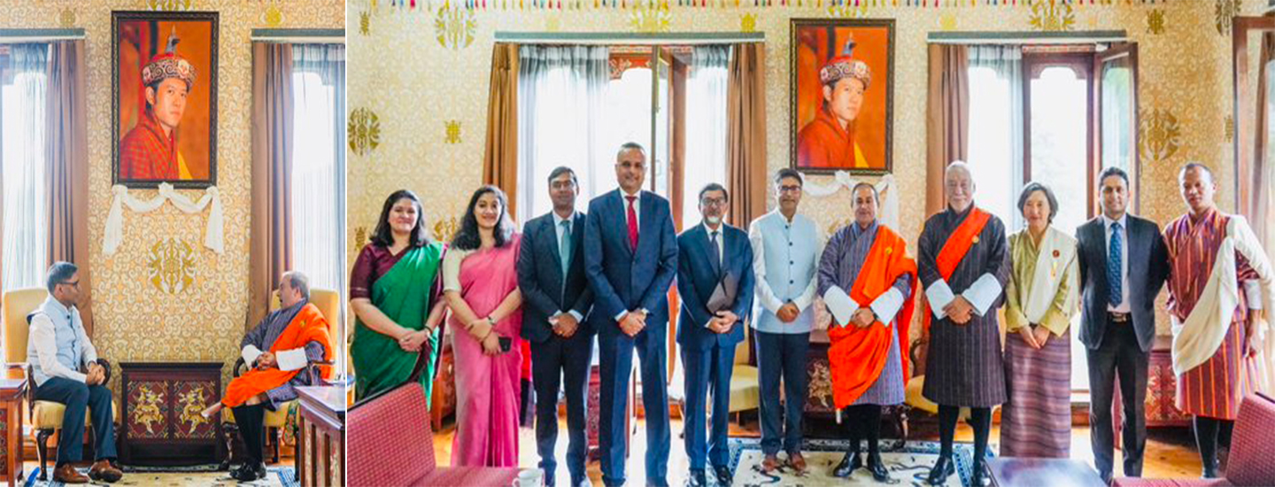  Foreign Secretary 
@VikramMisri
 called on 
@FMBhutan
 Lyonpo D N Dhungyel. 

Discussed bilateral matters of mutual interest and ways to further strengthen exemplary bilateral ties across all sectors.

@MEAIndia
 
@IndianDiplomacy
 
@SudhakarDalela
