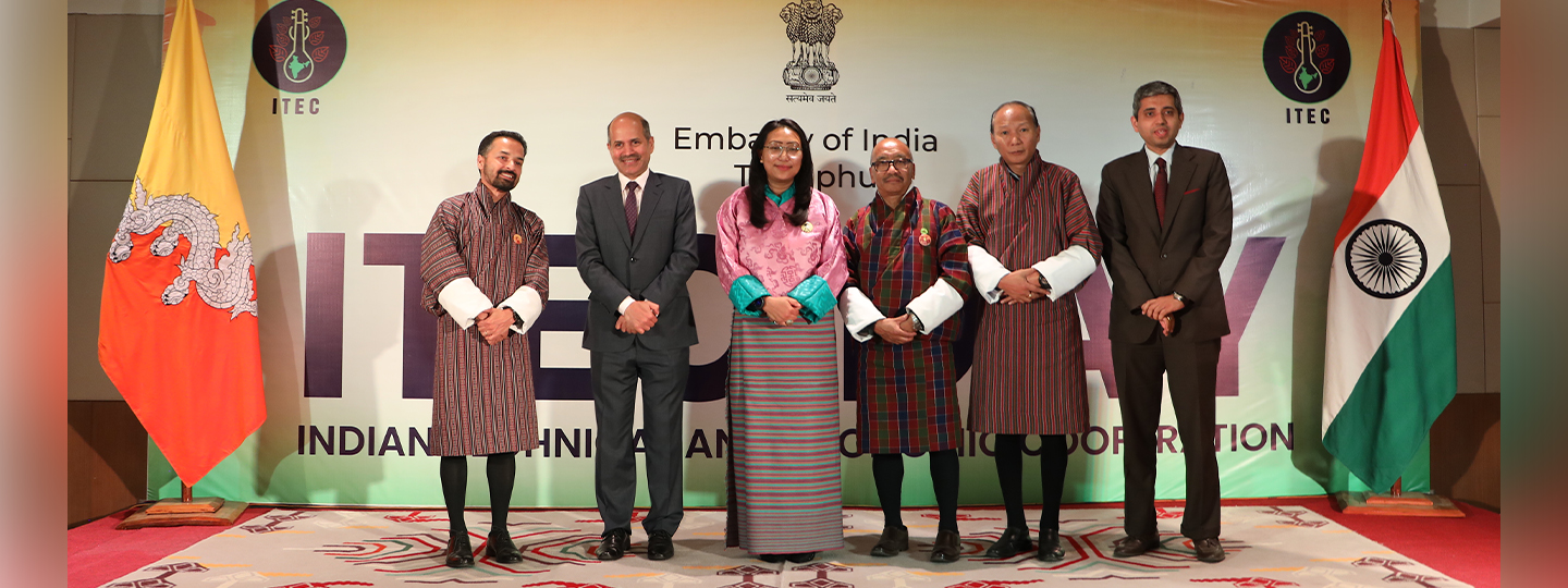  Celebration of Indian Technical and Economic Cooperation day on 28 November 2025 in Thimphu with participation of H.E. Yeezang De Thapa, Minister of Education & Skill Development, RGoB and dignitaries. (28 November 2025)