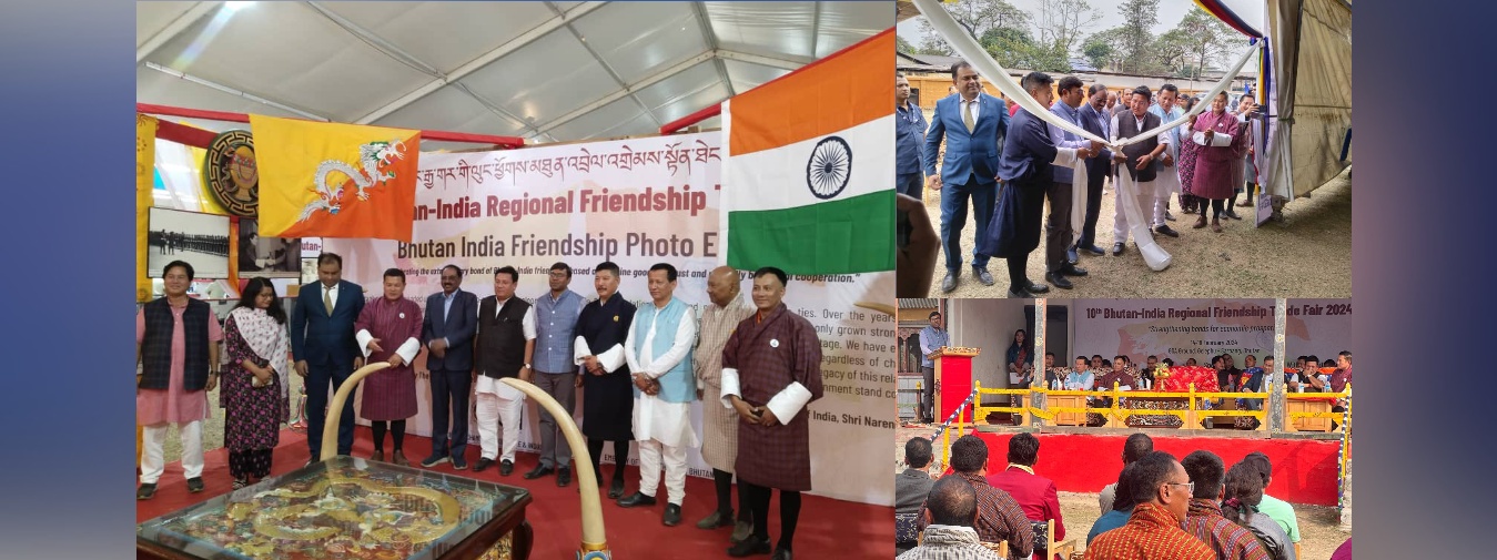  Embassy team led by DCM niteeny
participated at the inauguration of the 10th Bhutan India Regional Friendship Trade Fair, organised by BCCIBhutan in Gelephu, Bhutan.