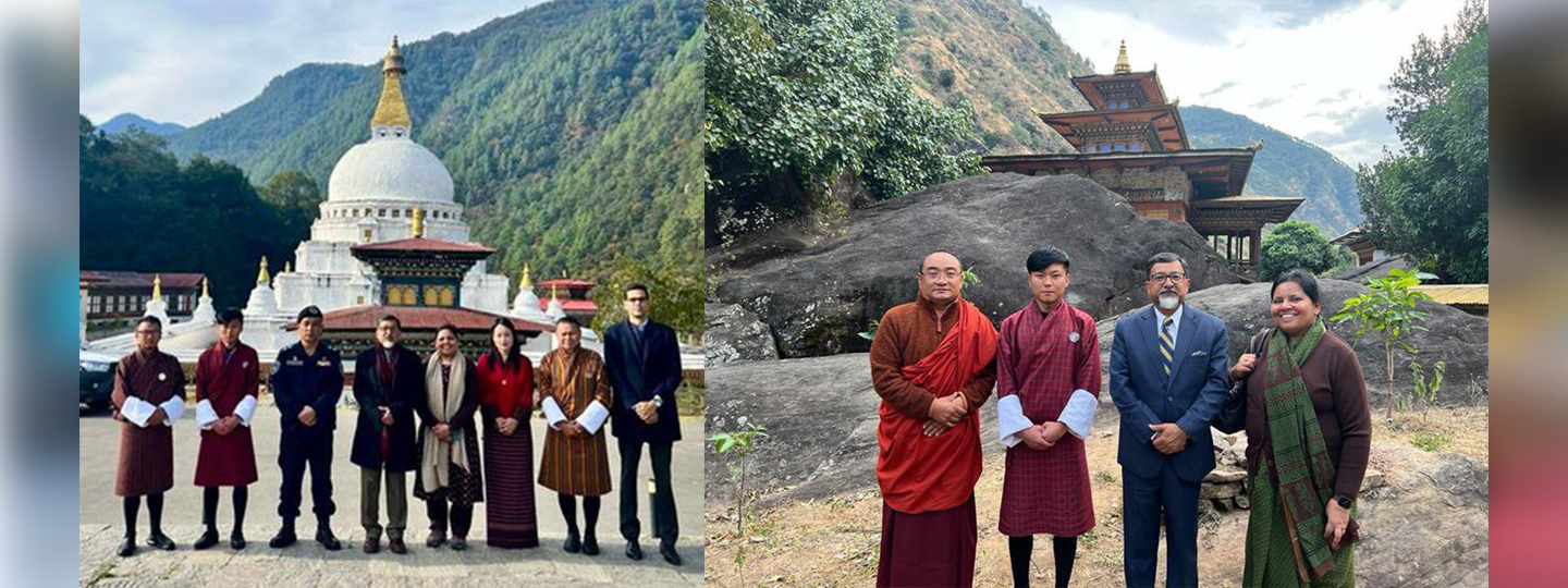  Ambassador 
@SudhakarDalela
 paid a visit to sacred Gomphu Kora and Chorten Kora and offered prayers at the pilgrimage sites in Trashiyangtse. 

Shared cultural heritage; enduring Bhutan-India friendship.