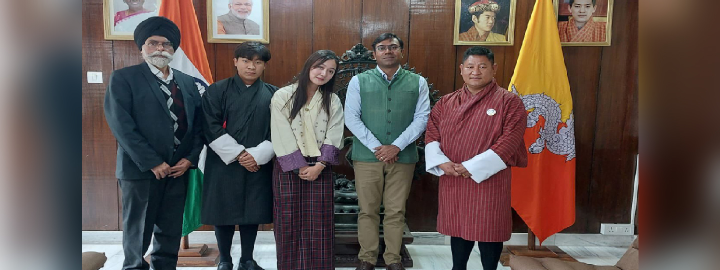  Welcomed Ms Ugyen Kinley Seldon studying MBBS in India at @gmchgauhati in @mygovassam supported by Amb’s Scholarship Scheme at the Embassy. We wish her success in her academic pursuit. Strengthening Bhutan India IndaSTEM connect & testimony of strong India Bhutan  ties in the education sector.
