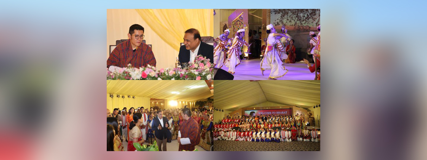  Glimpses of the cultural program held in honour His Majesty, the King of Bhutan, Jigme Khesar Namgyel Wangchuck at Kaziranga National Park. 
@himantabiswa
 
@MEAIndia