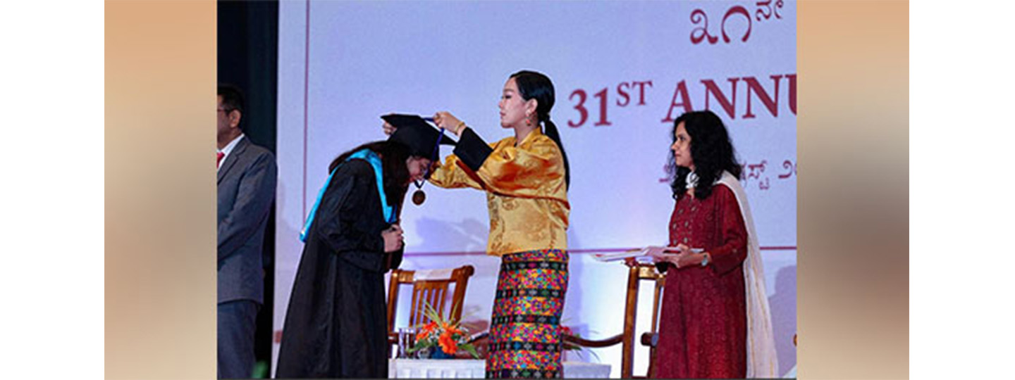  Her Royal Highness awards medals at the Annual Convocation Ceremony of NLSIU, Bengaluru