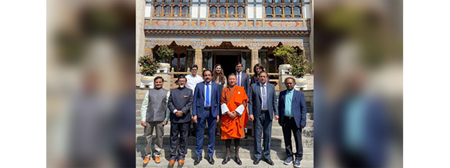  The ISRO delegation led by Chairman Shri S. Somanath called on Minister for Foreign Affairs and External Trade, H.E. Dr. Tandi Dorji.