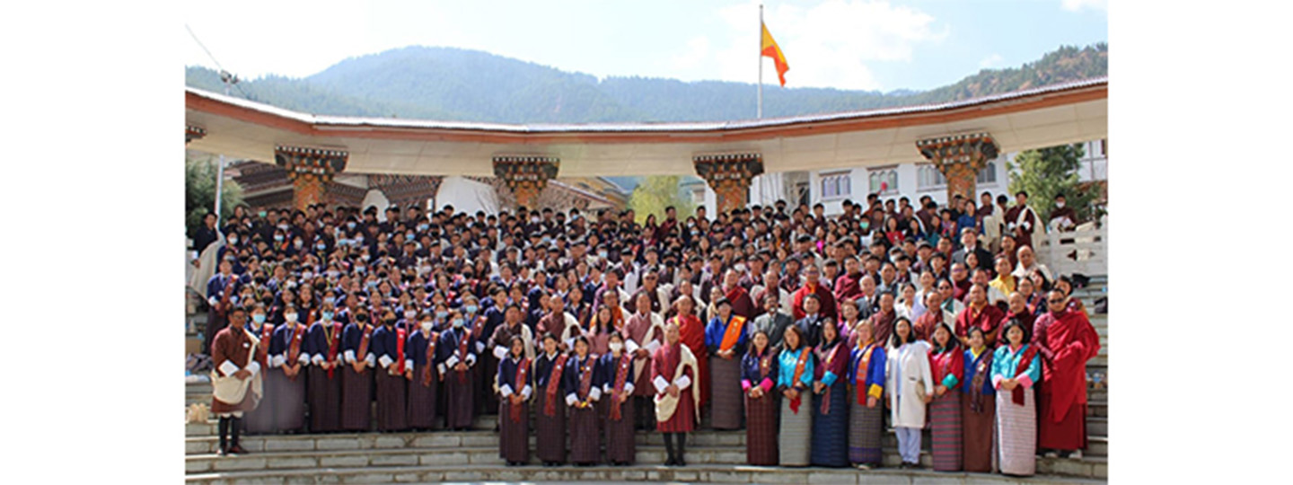  Ambassador Sudhakar Dalela joined Health Minister of Bhutan Lyonpo Dechen Wangmo for celebrations of 8th Foundation Day of Khesar Gyalpo University of Medical Sciences of Bhutan.
