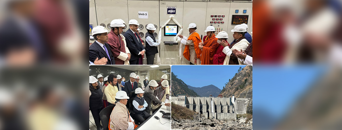  Synchronization of Unit 3 of Punatsangchhu-II Hydroelectric Project (19 March 2025)