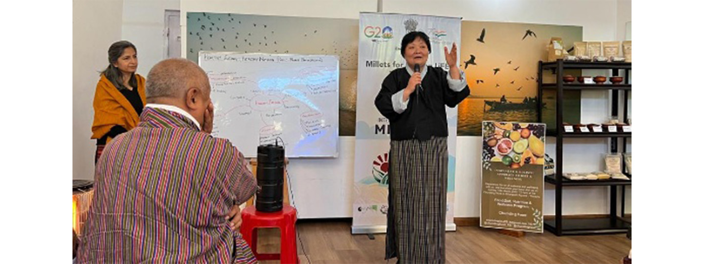  Workshop on millets at Chuniding Food, Changlam Square